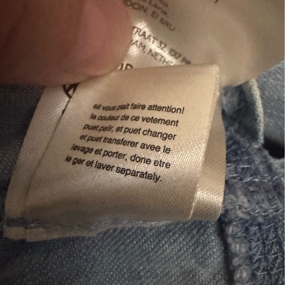 Free People We The Free Jude Denim Pullover Indigo Size Medium - Picture 10 of 11